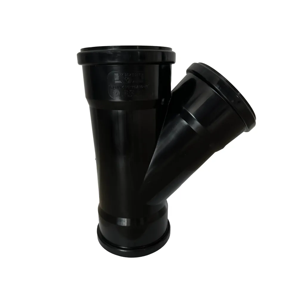HT-PP Grenrör 110 mm svart 3 muffar