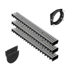 Garagepaket ForU 30 L=3M A15 Galvaniserat galler