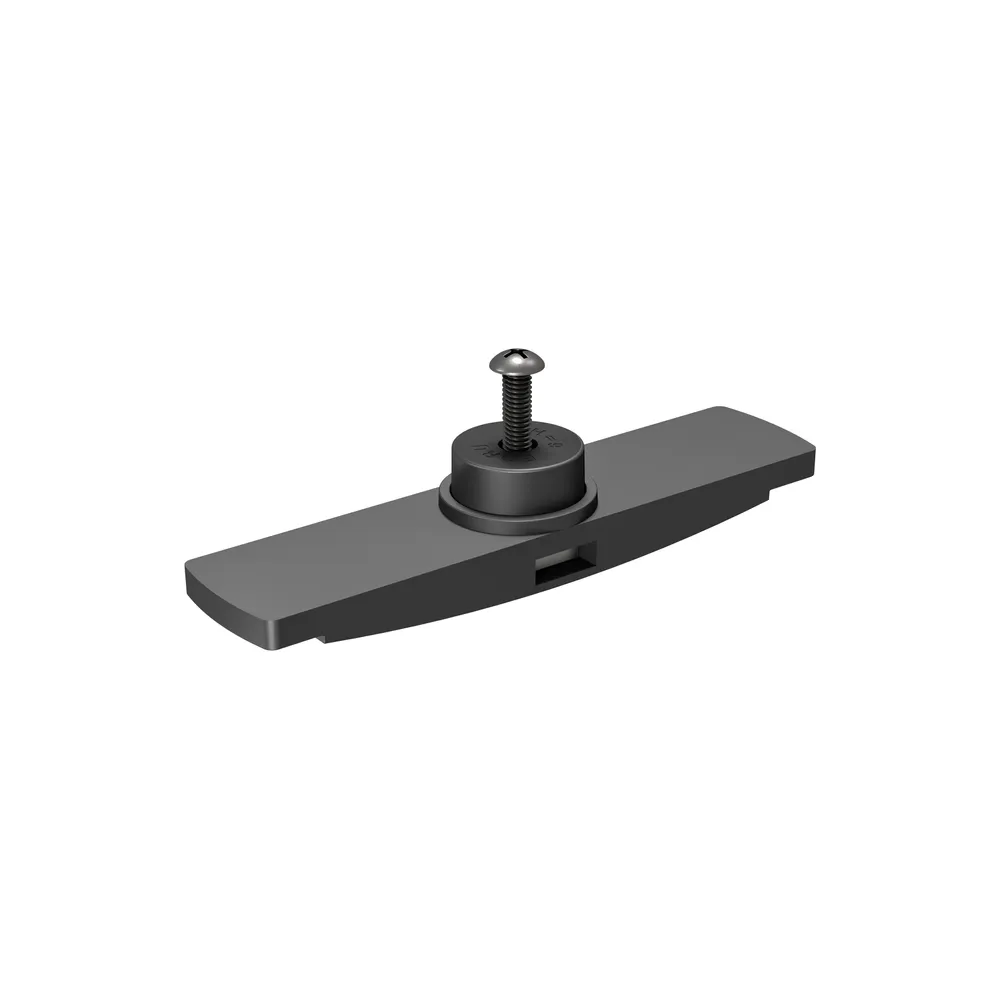 Stag och skruvar för markränna ForU H70/30 svart 2-pack