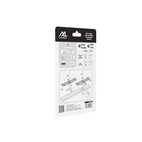 Stag och skruvar för markränna ForU H70/30 svart 2-pack
