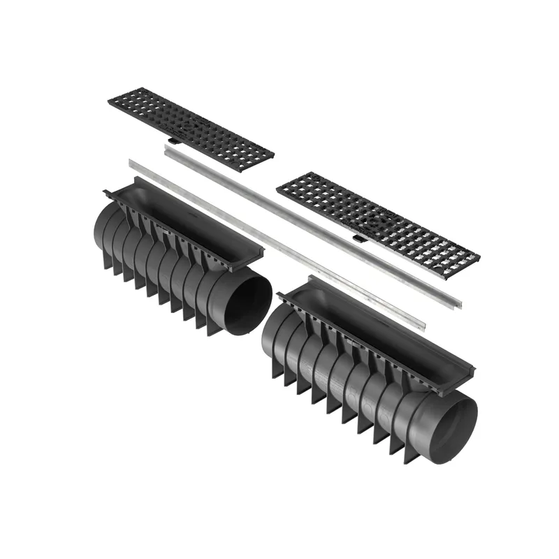 Markränna UBuild MAX L=0,5M C250 Segjärn rutgaller Mesh