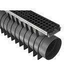 Markränna UBuild MAX L=0,5M C250 Segjärn rutgaller Mesh