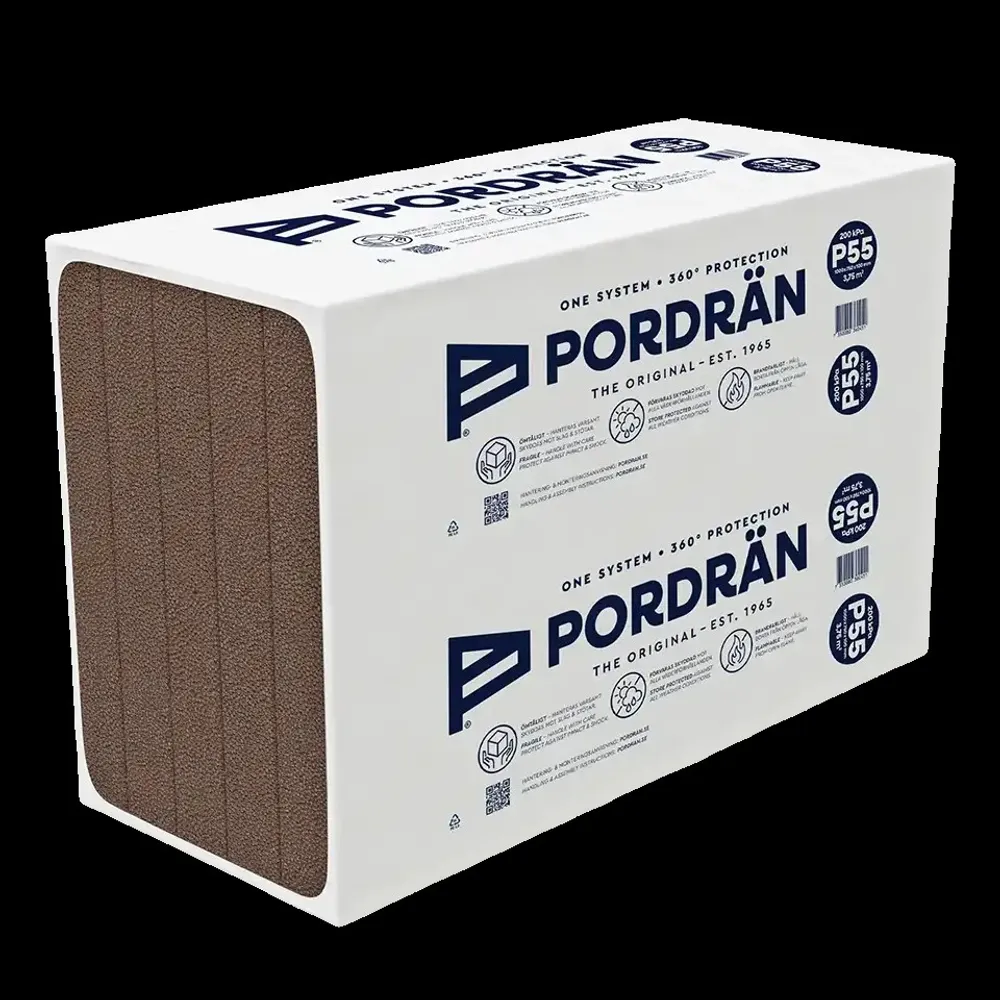 Pordrän P19 1000x750x100mm 4,5m2/pkt (60kpa)
